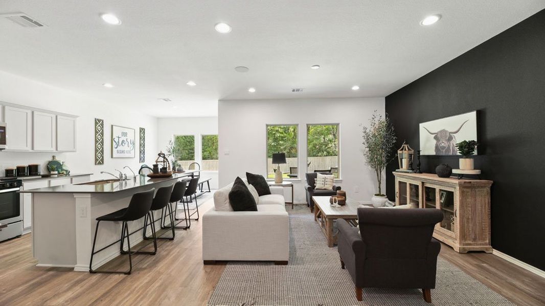 Furnished interior view inside a new home in Mill Creek, Magnolia (Image 7).