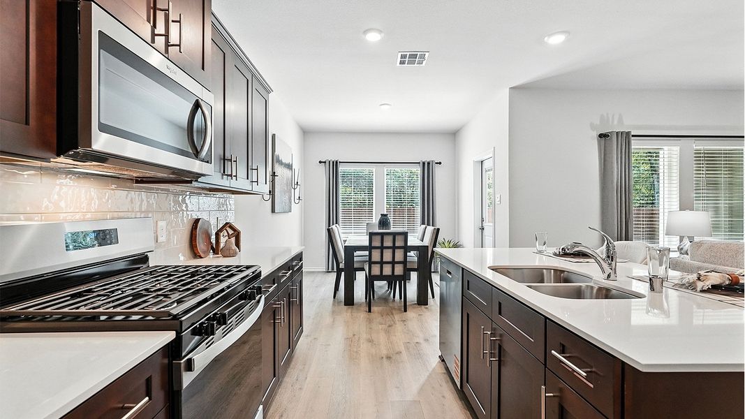 Representative furnished interior of a home built from the Naples by D.R. Horton in The Reserve at Timber Creek, Lindale (Image 5).