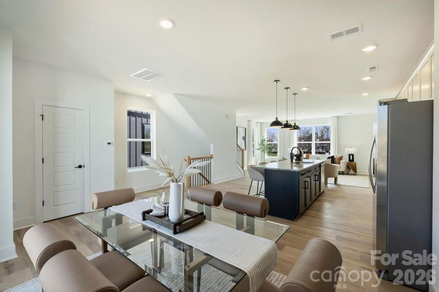 Furnished interior view inside a new home in , Charlotte (Image 3).