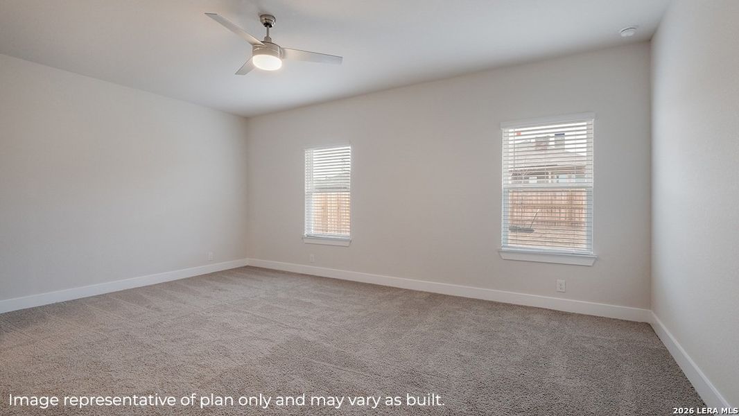 Spacious, unfurnished interior of a new home in Brookstone Creek, San Antonio (Image 18).