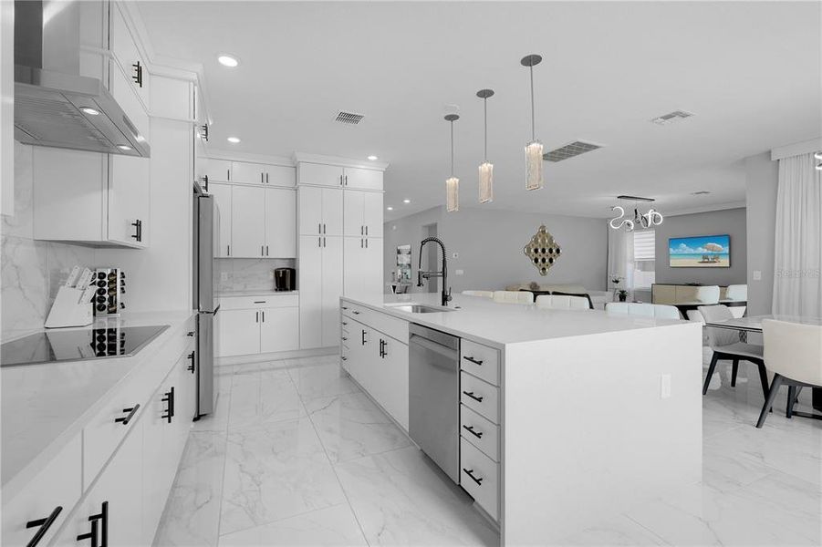 Furnished interior view inside a new home in , Orlando (Image 12).