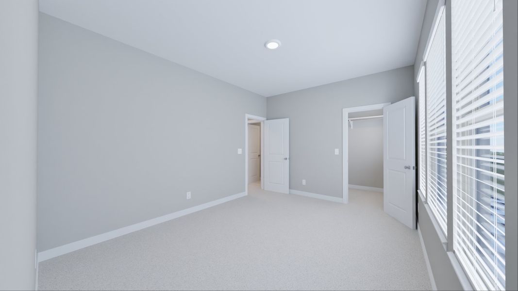 Representative unfurnished interior of a home built from the O'Conner by Tricoast Homes in Summer Place 35', Montgomery (Image 34). Representative unfurnished interior of a home built from the O'Conner by Tricoast Homes in Summer Place 35', Montgomery (Image 34).