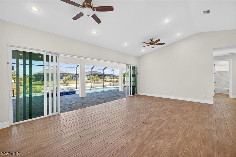 Spacious, unfurnished interior of a new home in Cape Coral, Cape Coral (Image 16). Spacious, unfurnished interior of a new home in Cape Coral, Cape Coral (Image 16).