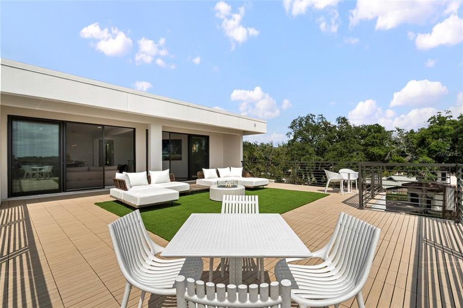 Exterior details and patio area of a home in , Windermere (Image 32).