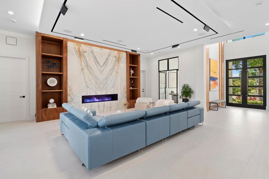 Furnished interior view inside a new home in , Pompano Beach (Image 7). Furnished interior view inside a new home in , Pompano Beach (Image 7).