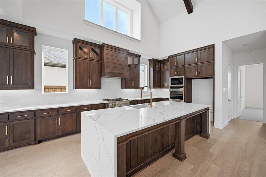 Furnished interior view inside a new home in StarView, Prosper (Image 6).