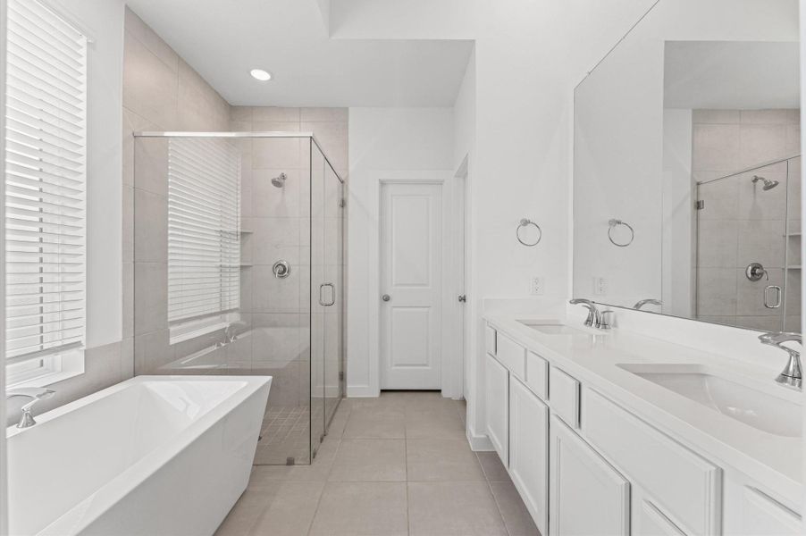 Furnished interior view inside a new home in , Manvel (Image 11).