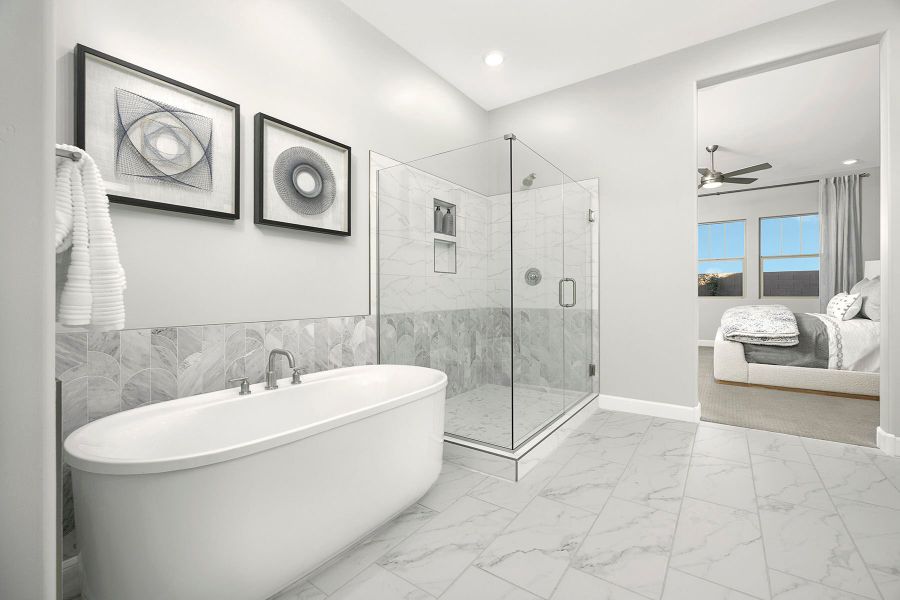 Representative furnished interior of a home built from the Violet by Mattamy Homes in White Tank Vistas, Waddell (Image 11).