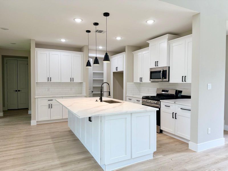 Furnished interior view inside a new home in , Spring (Image 9).