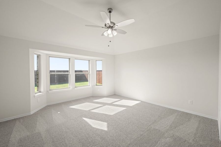 Front exterior of a new home in Myrtle Creek, Waxahachie, TX, highlighting curb appeal (Image 21). Front exterior of a new home in Myrtle Creek, Waxahachie, TX, highlighting curb appeal (Image 21).