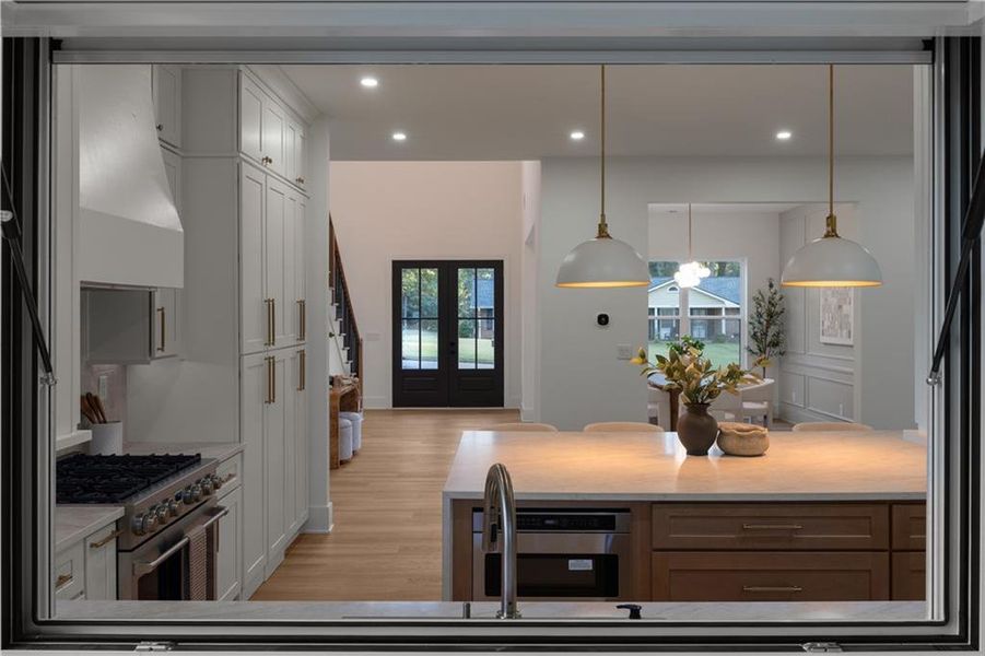 Furnished interior view inside a new home in , Atlanta (Image 55).