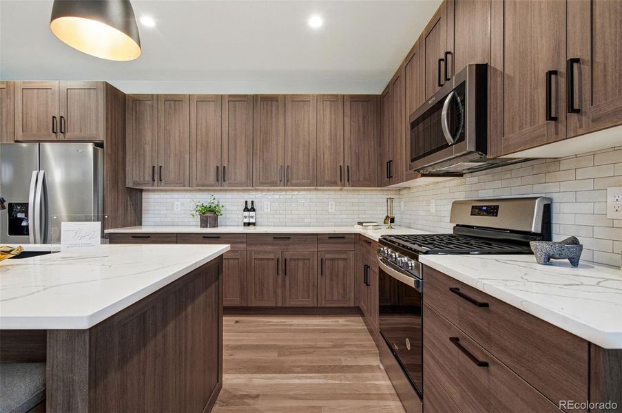 Furnished interior view inside a new home in , Denver (Image 29). Furnished interior view inside a new home in , Denver (Image 29).