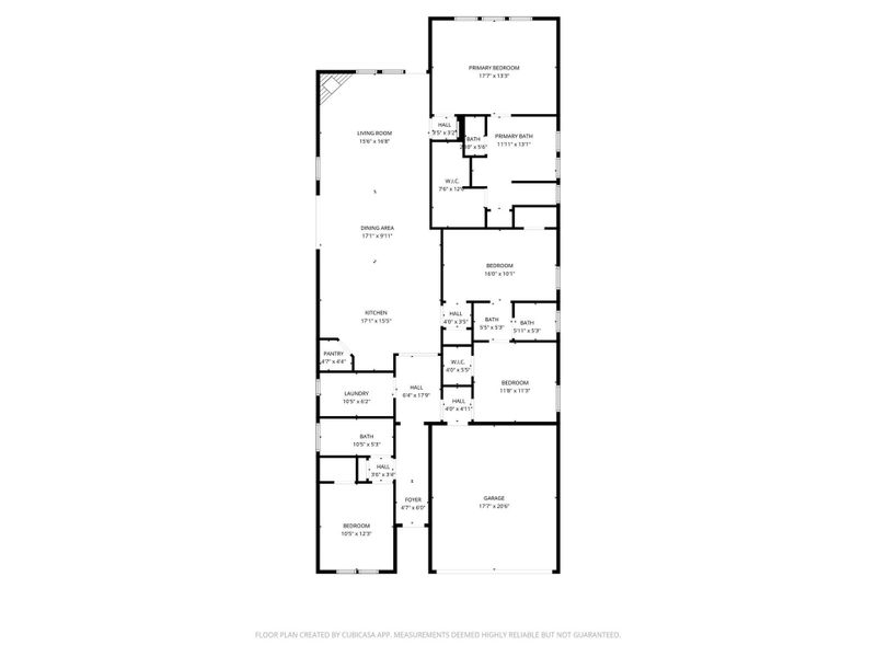 2D floor plan layout of this home in Marvida, Cypress, TX (Image 5).