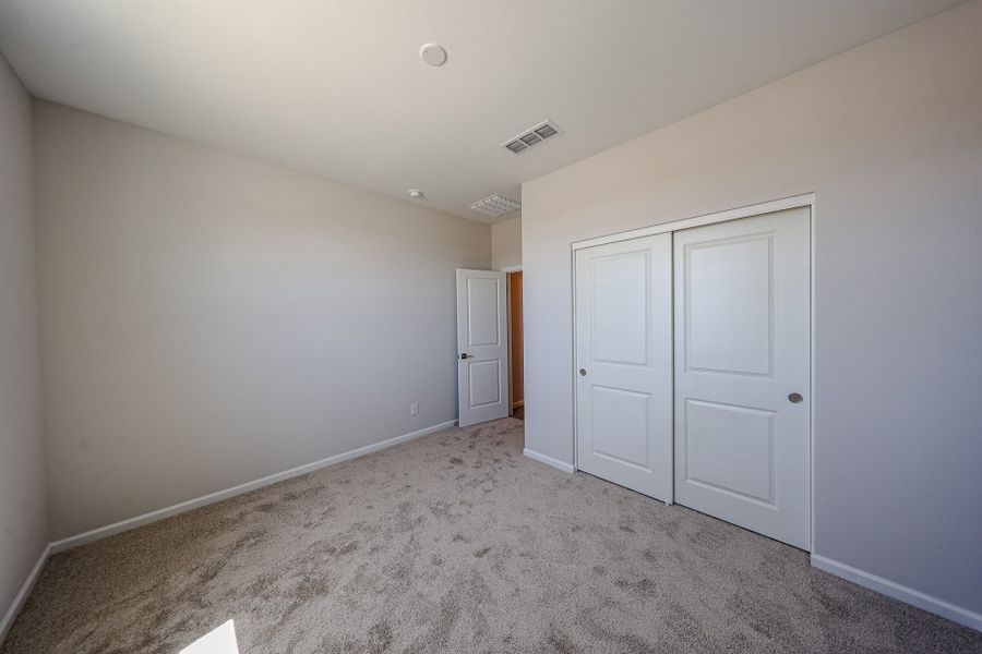 A room with white doors. A room with white doors.