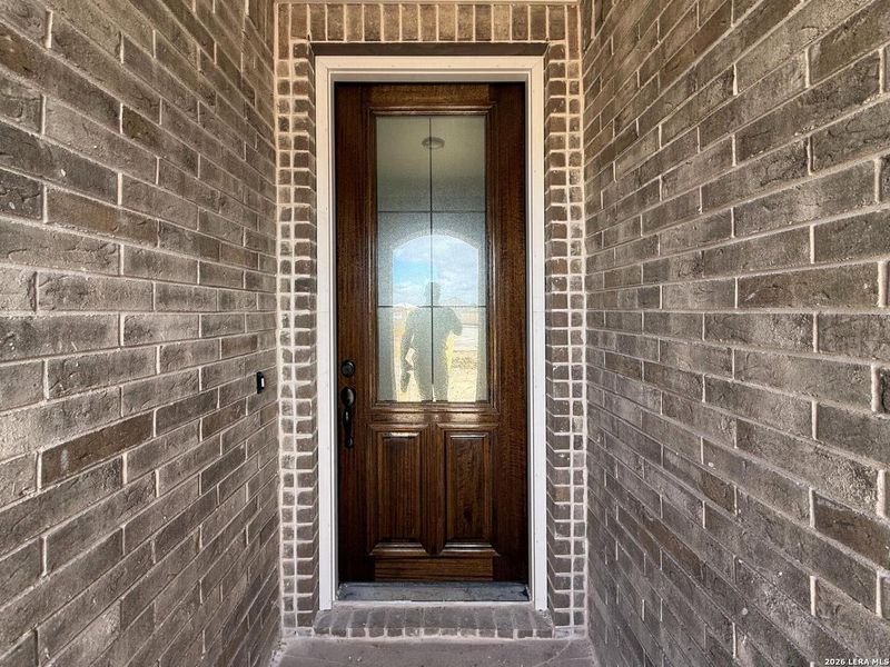Exterior details and patio area of a home in The Wilder, Adkins (Image 3).