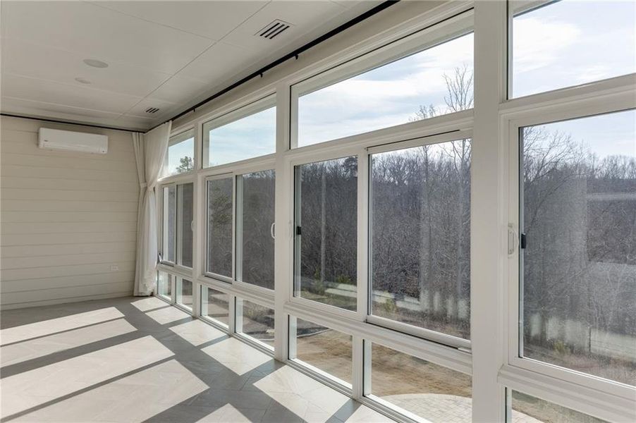 Exterior details and patio area of a home in The Retreat at Sterling on the Lake 48', Flowery Branch (Image 26).
