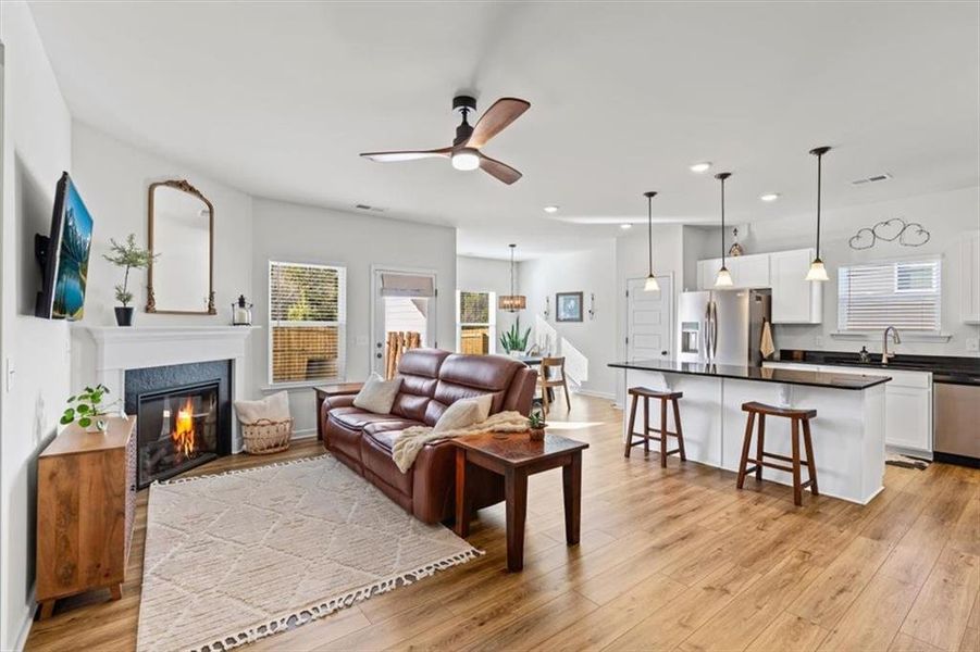 Furnished interior view inside a new home in , Adairsville (Image 9). Furnished interior view inside a new home in , Adairsville (Image 9).