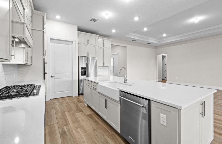 Furnished interior view inside a new home in Avondale at Avenir, Palm Beach Gardens (Image 5).