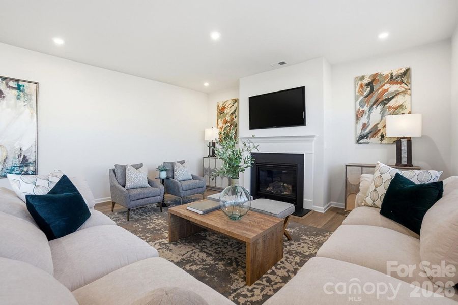 Furnished interior view inside a new home in Waxhaw Landing, Monroe (Image 11).