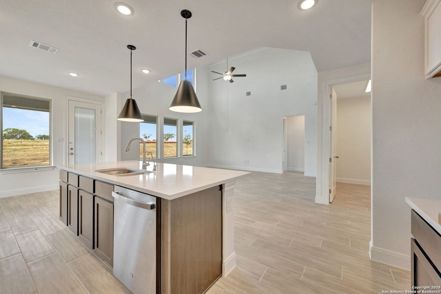 Furnished interior view inside a new home in Preserve at Annabelle Ranch, San Antonio (Image 5).