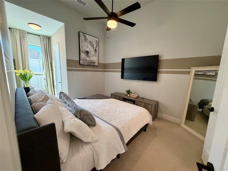 Furnished interior view inside a new home in Pecan Square: 100ft. lots, Northlake (Image 22). Furnished interior view inside a new home in Pecan Square: 100ft. lots, Northlake (Image 22).