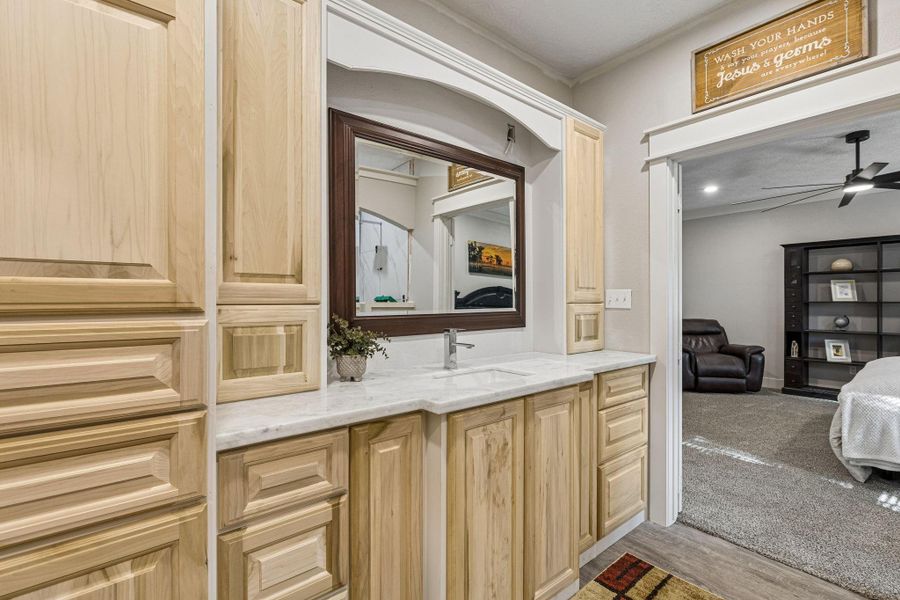 Furnished interior view inside a new home in , New Caney (Image 8).