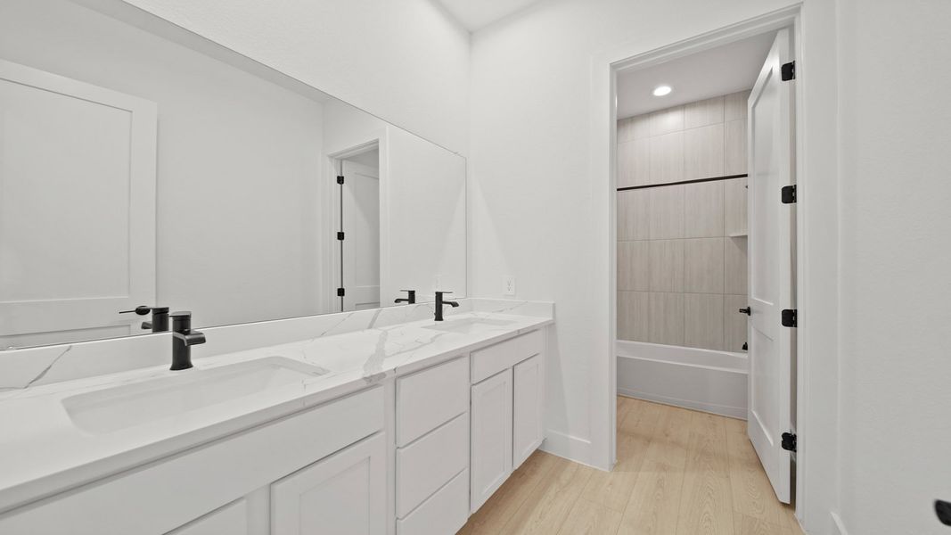 Furnished interior view inside a new home in Butlers Bend Estates, Pinehurst (Image 11).