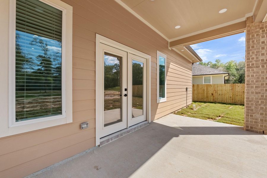 Exterior details and patio area of a home in , Cleveland (Image 2). Exterior details and patio area of a home in , Cleveland (Image 2).