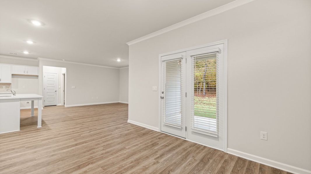Representative unfurnished interior of a home built from the GROVER Express by D.R. Horton in Kingston Ranch at Lake Oconee, Buckhead (Image 26). Representative unfurnished interior of a home built from the GROVER Express by D.R. Horton in Kingston Ranch at Lake Oconee, Buckhead (Image 26).