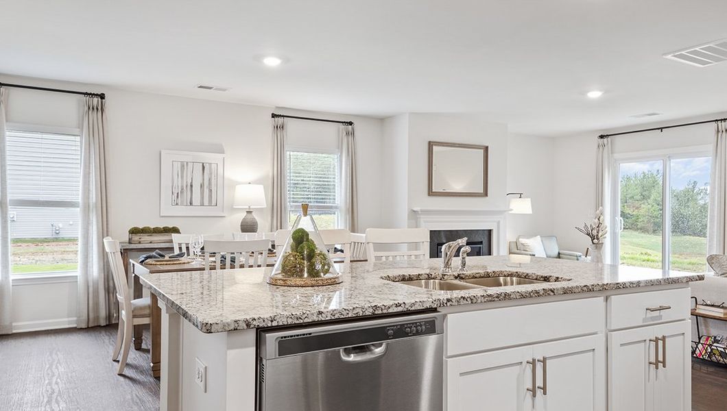 Representative furnished interior of a home built from the Robie by D.R. Horton in The Grove at Riley's Meadow, Haw River (Image 8).