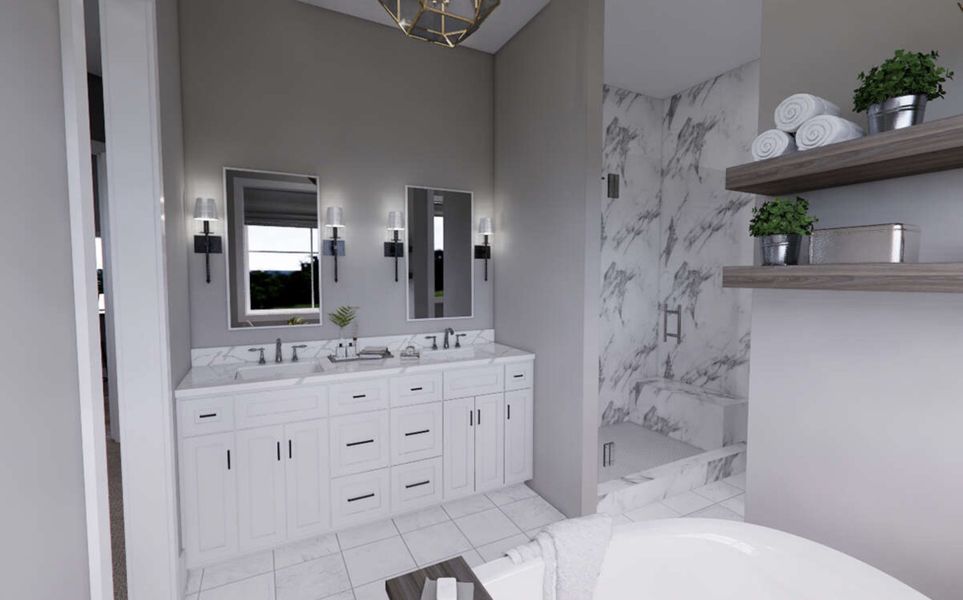 Representative furnished interior of a home built from the Milton by Zeal Home Builders in Patti Lynn Hills, Paradise (Image 19).