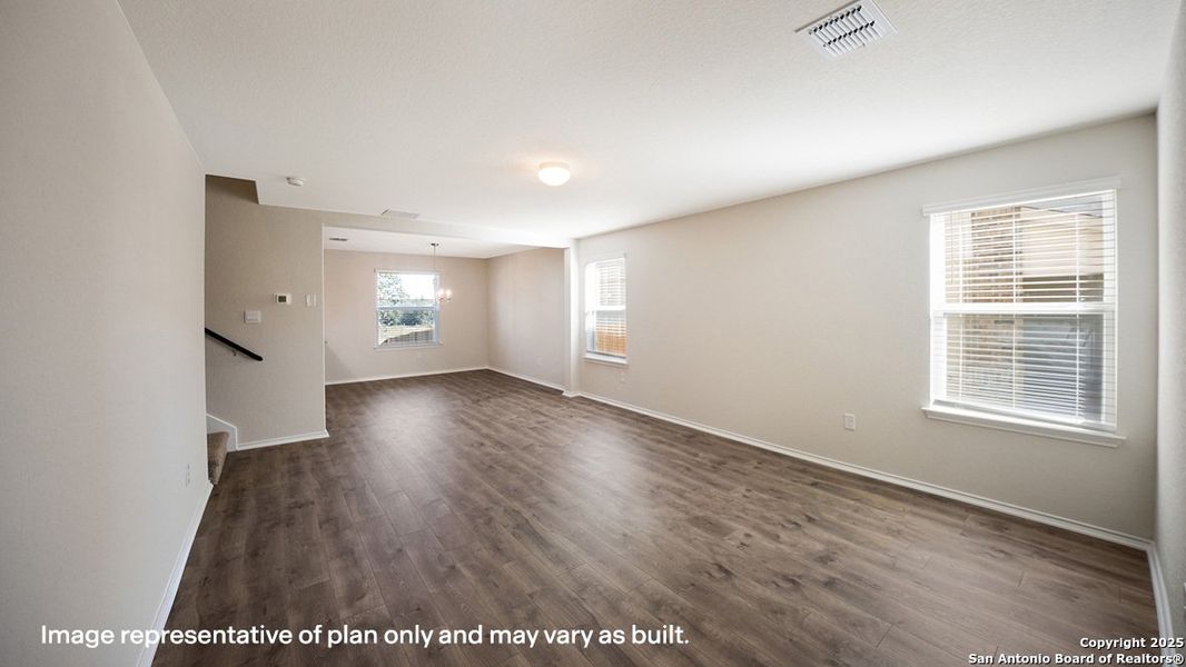 Spacious, unfurnished interior of a new home in Brookstone Creek, San Antonio (Image 10).
