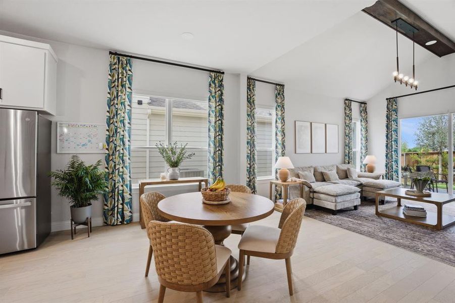 Furnished interior view inside a new home in , Rowlett (Image 9).