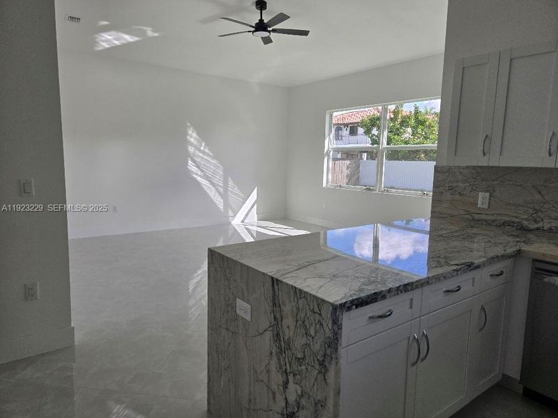 Furnished interior view inside a new home in , Miami (Image 8).