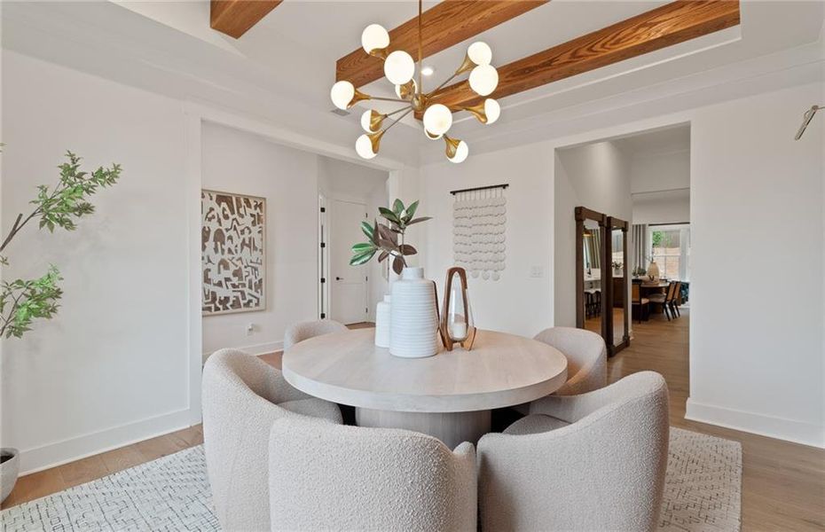Furnished interior view inside a new home in Sterling Pointe, Cumming (Image 17).