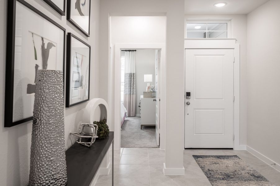 Representative furnished interior of a home built from the Caddo by Tri Pointe Homes in Mason Woods, Cypress (Image 16).