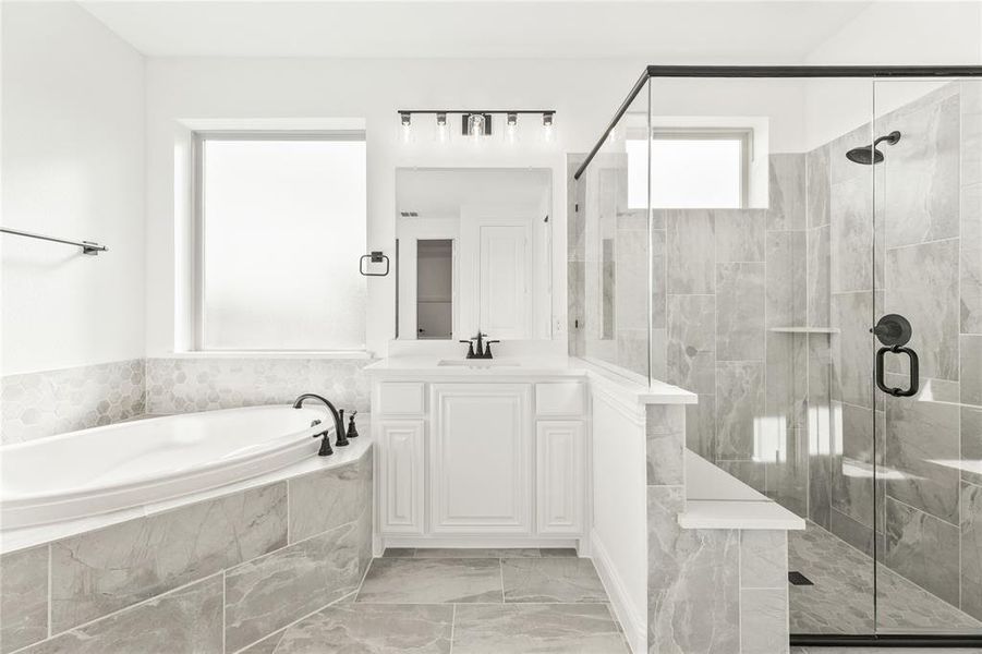 Furnished interior view inside a new home in Crystal Lake Estates, Red Oak (Image 13).