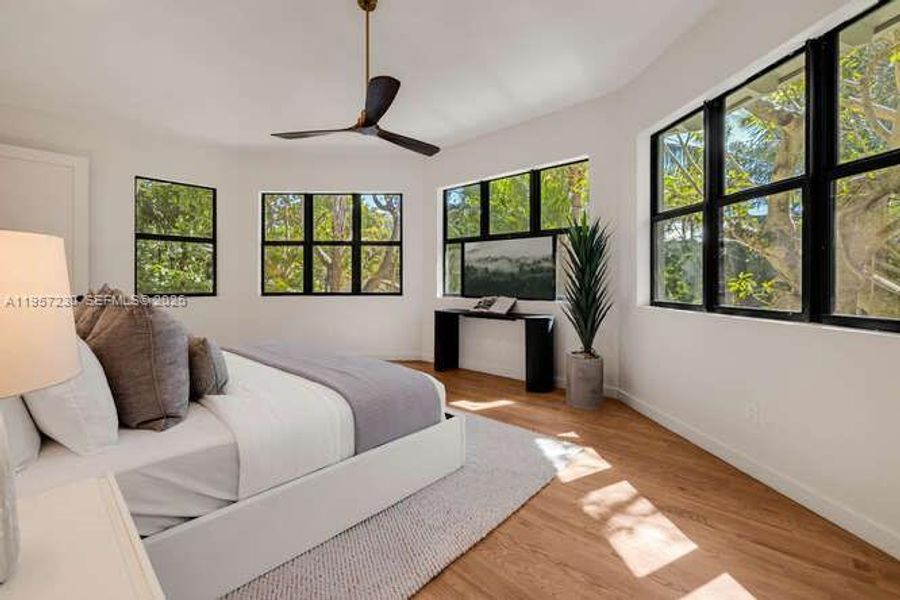 Furnished interior view inside a new home in , Miami (Image 17).