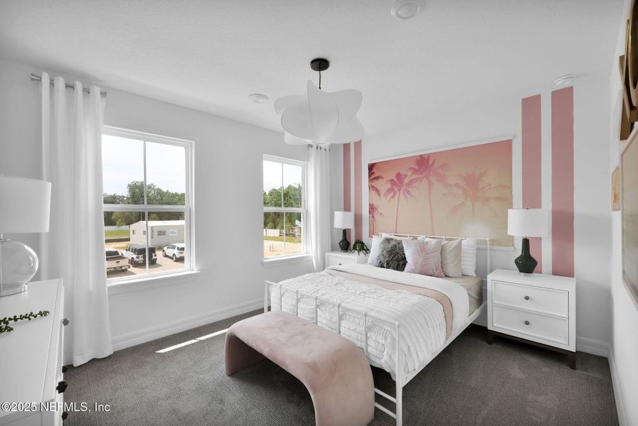 Furnished interior view inside a new home in Westerly Park at Wildlight, Yulee (Image 11).