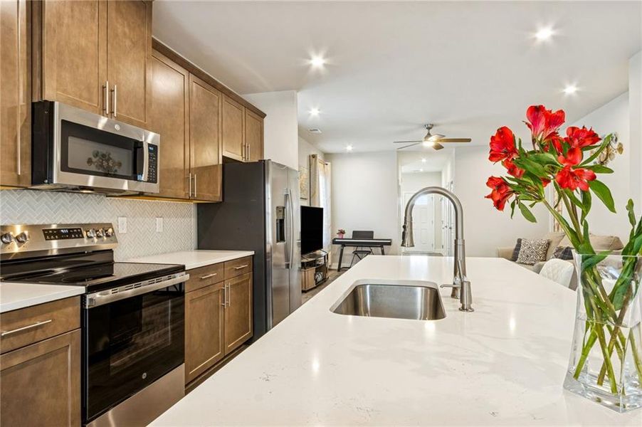 Furnished interior view inside a new home in , Hoschton (Image 15).