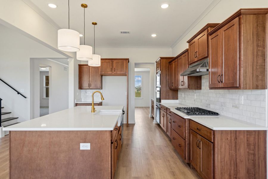 Furnished interior view inside a new home in White Oak, Arlington (Image 9).
