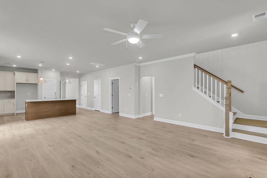 Spacious, unfurnished interior of a new home in Tidewater at Lakes of Cane Bay, Summerville (Image 37). Spacious, unfurnished interior of a new home in Tidewater at Lakes of Cane Bay, Summerville (Image 37).