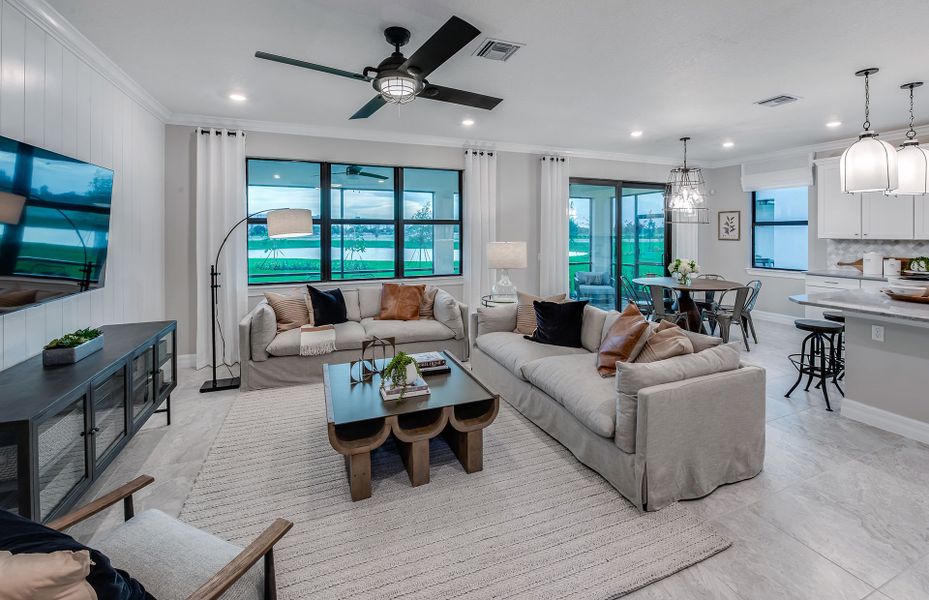 Representative furnished interior of a home built from the Mangrove by Pulte Homes in Coral Edge, Margate (Image 13).