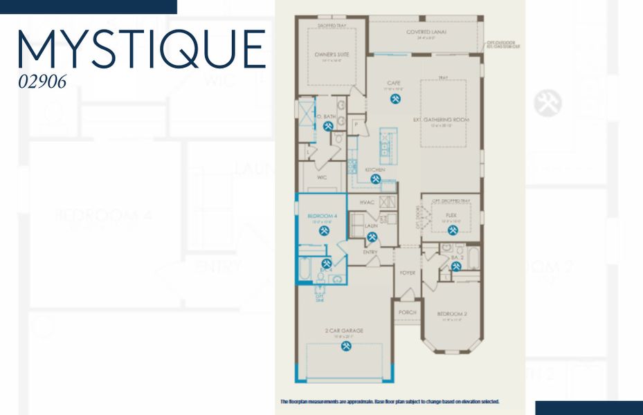 2D floor plan layout of this home in Avondale at Avenir, Palm Beach Gardens, FL (Image 3). 2D floor plan layout of this home in Avondale at Avenir, Palm Beach Gardens, FL (Image 3).