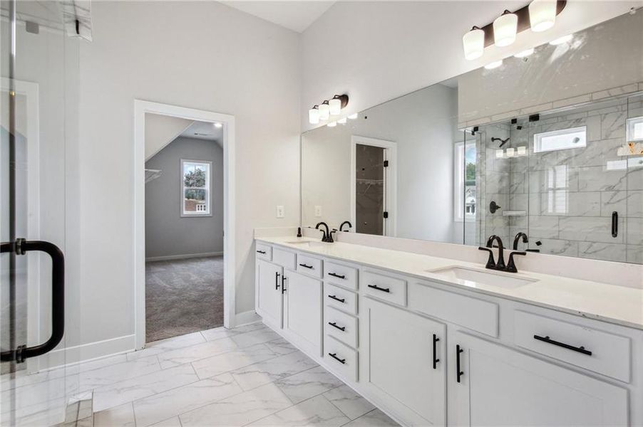 Furnished interior view inside a new home in Rosewood Lake Estates, Hoschton (Image 15).