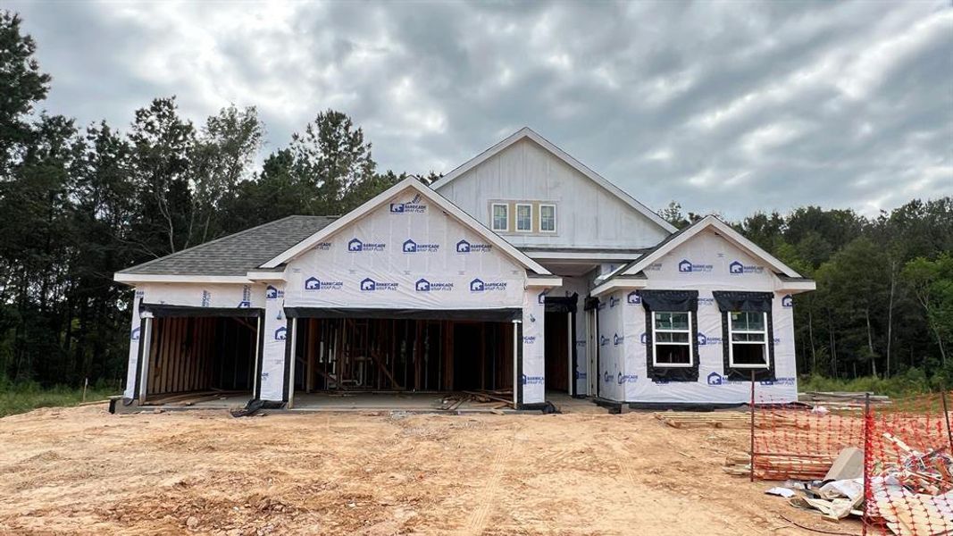 One-story home with 4 bedrooms, 3 baths and 3 car attached garage