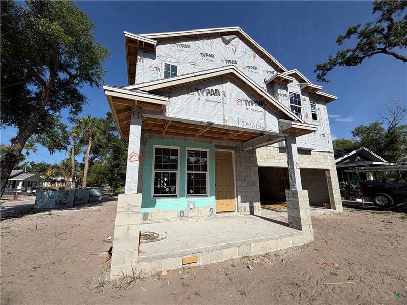 In-progress construction of a new home in , Tampa, FL (Image 3).