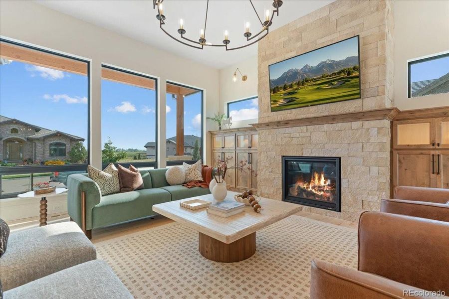 Furnished interior view inside a new home in , Berthoud (Image 10).