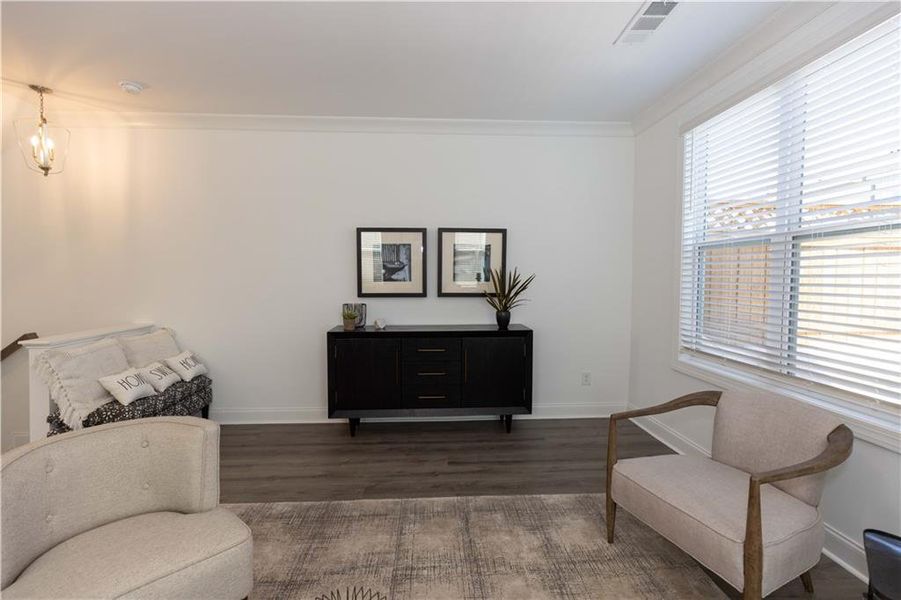 Furnished interior view inside a new home in Palisades Townhomes, Cumming (Image 7).