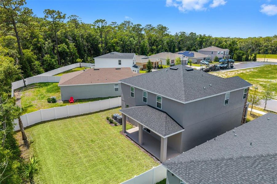 Exterior details and patio area of a home in , Deland (Image 36).
